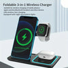 3 In 1 Fast Folding Wireless Charger Stand