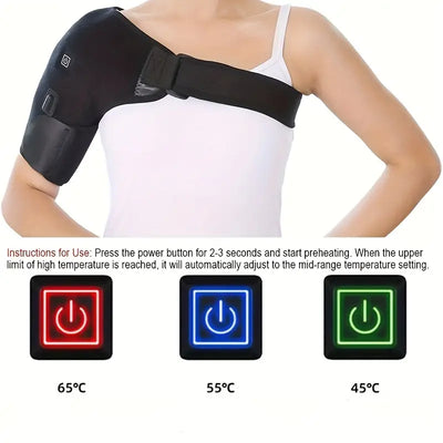 Electric Heating USB Charging Shoulder Brace Massager