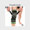 Adjustable Knee Compression Exercise Sleeve