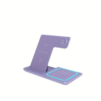 3 In 1 Fast Folding Wireless Charger Stand