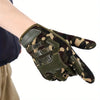 Man's Anti-Skid Camouflage Tactical Military Gloves