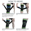 Adjustable Knee Compression Exercise Sleeve