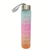 32oz/900mL Straw and time Marker Water Bottle