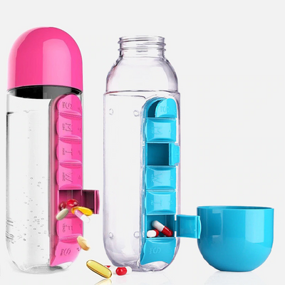 Water Bottle Pill Organizer