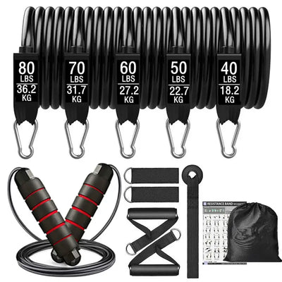 300lbs Resistance Training Workouts Band set