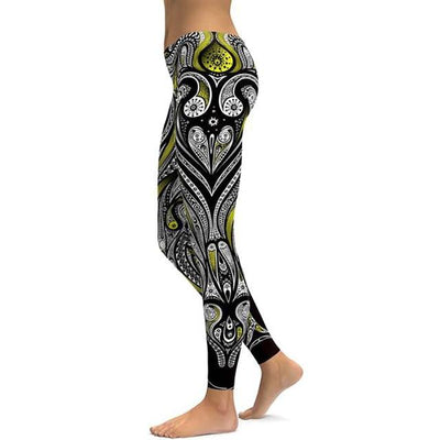 Unique Sexy Printed Yoga & Sports Pants and Leggings for Fitness, Gym Workout or Casual Wear - lessmoney.com